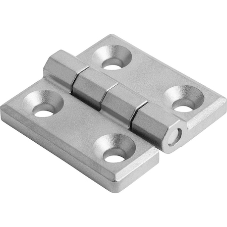 Kipp Hinge 60X60, Stainless Steel Blasted, A1=18, A2=18, A3=30, A4=30 K1085.083018181